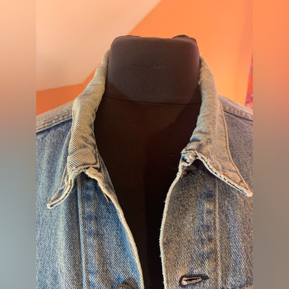 19802 Levis Jean Jacket Men’s 42 R 70506-0216 4 Pocket USA Made Denim - Picture 8 of 11